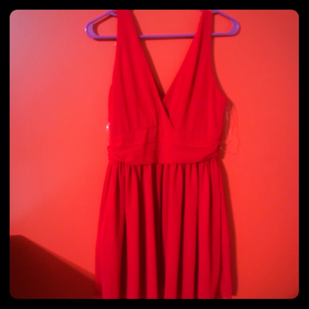Red dress size lg